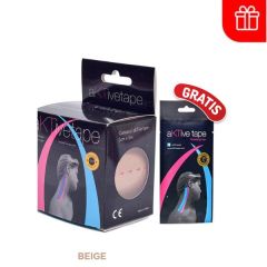 Aktive Tape Beige 5x5 CM - Rollo 1 UN