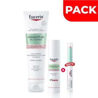 Eucerin DermoPure Triple Effect Serum 40 Ml +  DermoPure Gel Limpiador 150Ml