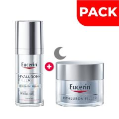 Eucerin 3x Epigenetic Serum 30 ML & Eucerin Hyaluron-Filler Noche 50 ML - Pack 2 UN