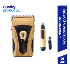 Pack Rasuradora para Barba y Cortapelos Nasal Power Touch Golg - Caja 2 UN